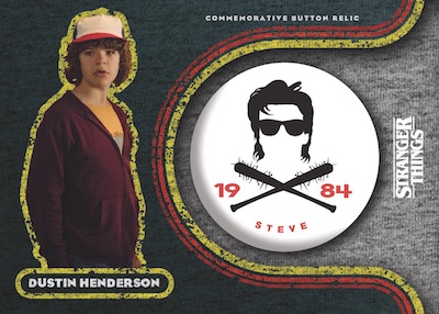 Commemorative Button Pin Relics Dustin Henderson MOCK UP