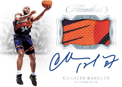 2018-19 Panini Flawless Horizontal Patch Auto Charles Barkley MOCK UP