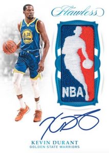 2018-19 Panini Flawless Logoman Auto Kevin Durant MOCK UP