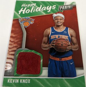 Multi-Sport Happy Holidays Relics Kevin Knox
