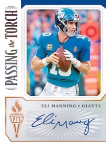 Passing the Torch Dual Auto Front Eli Manning MOCK UP