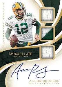 Players Collection Auto Relic Aaron Rodgers MOCK UP