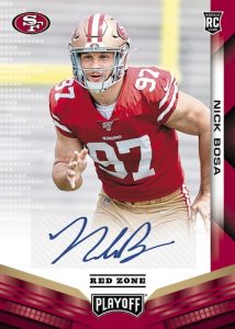 Rookie Auto Red Zone Nick Bosa MOCK UP
