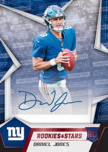 Rookie Longevity Signatures Daniel Jones MOCK UP
