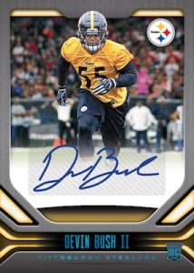 Rookie Signatures Blue Devin Bush II MOCK UP