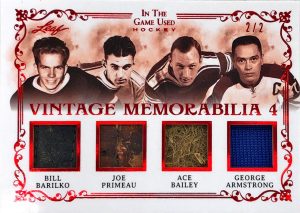 Vintage Memorabilia 4 Bill Barilko, Joe Primeau, Ace Bailey, George Armstrong