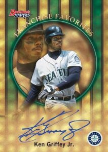 1999 Franchise Favorites Auto Ken Griffey Jr MOCK UP 1999 Franchise Favorites Auto Ken Griffey Jr MOCK UP