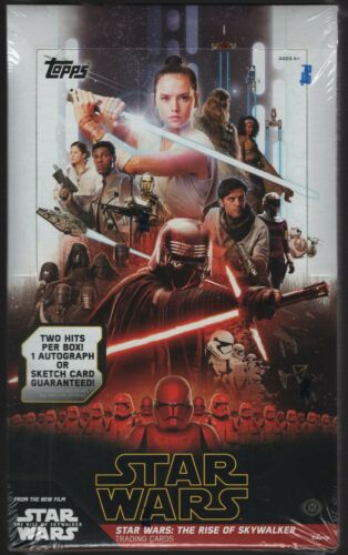 New Sealed Topps 2019 Star Wars The Rise of Skywalker Blaster Box 33 Cards 