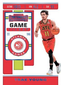 Base Game Ticket Blue Trae Young MOCK UP