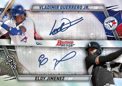Dual Auto Vladimir Guererro Jr, Eloy Jimenez MOCK UP Dual Auto Vladimir Guererro Jr, Eloy Jimenez MOCK UP