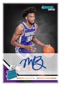 Rated Rookie Signatures Marvin Bagley III MOCK UP