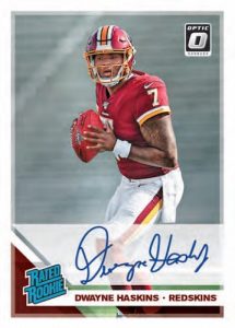 Rated Rookie Auto Dwayne Haskins MOCK UP