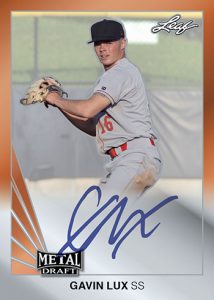 1990 Throwback Auto Gavin Lux MOCK UP
