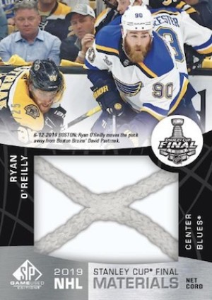 2019 Stanley Cup Finals Material Net Cord Ryan O'Reilly MOCK UP