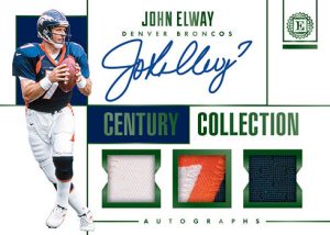 Century Collection Auto Relic John Elway MOCK UP