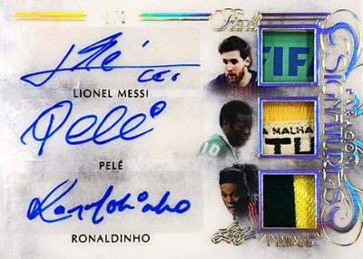 Paragon Signatures 3 Lionel Messi, Pele, Ronaldinho