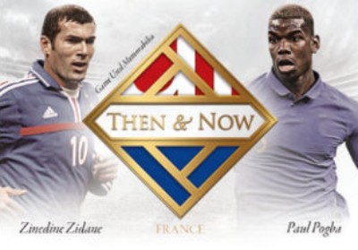 Then & Now Dual Relics Zinedine Zidane, Paul Pogba