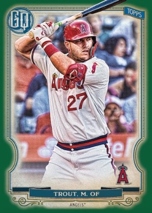 Base Green Mike Trout MOCK UP