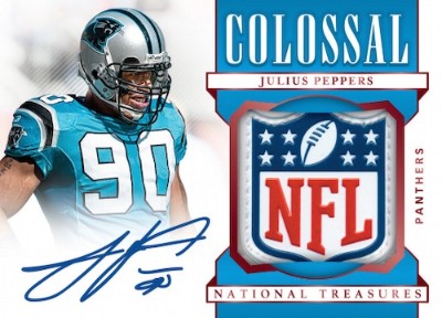 Colossal Signatures NFL Shield Julius Peppers MOCK UP