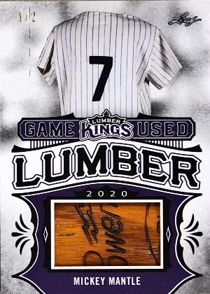 Game Used Lumber Mickey Mantle