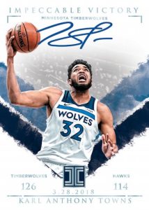 Impeccable Victory Signatures Karl-Anthony Towns MOCK UP