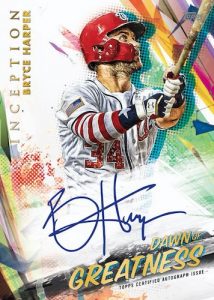 Inception Dawn of Greatness Auto Bryce Harper MOCK UP