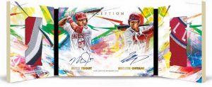Inception Dual Auto Relic Book Shohei Ohtani, Mike Trout Inception Dual Auto Relic Book Shohei Ohtani, Mike Trout