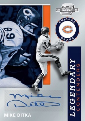 Legendary Contenders Auto Mike Ditka MOCK UP