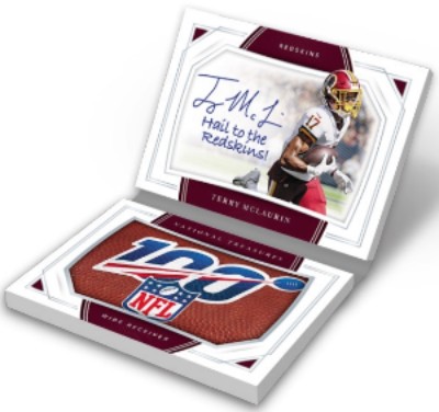 Rookie Jumbo Prime Signatures Booklet Terry McLaurin MOCK UP