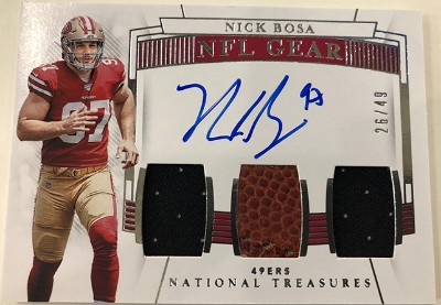 Rookie NFL Gear Signatures Nick Bosa