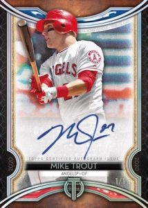 Tribute Career Achievement Award Auto Continuity Mike Trout MOCK UP