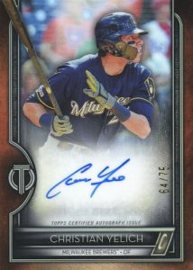 Tribute to Great Hitters Auto Christian Yelich