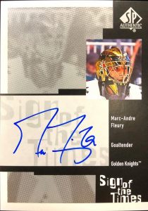 1999-00 Retro Sign of the Times Marc-Andre Fleury