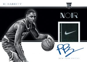 Rookie Patch Auto Black and White RJ Barrett MOCK UP Rookie Patch Auto Black and White RJ Barrett MOCK UP