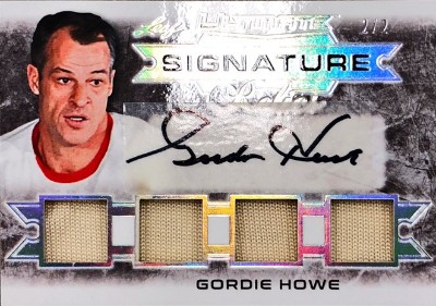 Ultimate Signature Relics Gordie Howe