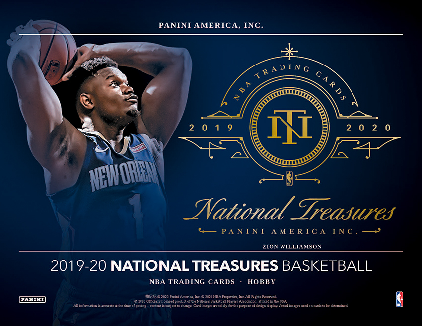 201920 Panini National Treasures Basketball Card Checklist