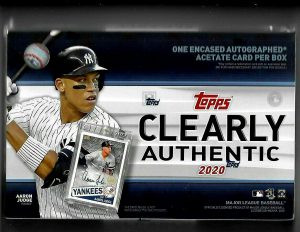 2020 Topps Clearly Authentic Baseball
