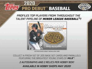 2020 Topps Pro Debut Baseball