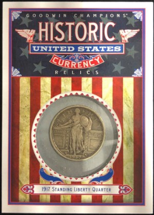 Historic US Currency 1917 Standing Liberty Quarter