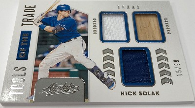Tools of the Trade 3 Swatch Nick Solak