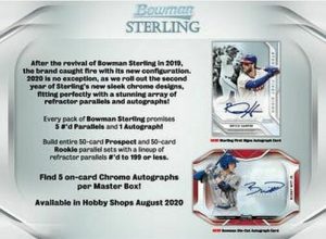 2020 Bowman Sterling Baseball 2020 Bowman Sterling Baseball