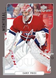 20th Anniversary First Star Carey Price MOCK UP