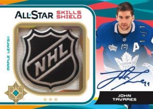 All-Star Skills Shield Patch Auto John Tavares MOCK UP