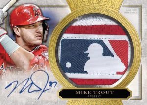 Auto Jumbo Patch Mike Trout MOCK UP