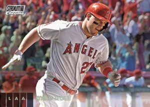 Base Chrome Mike Trout MOCK UP