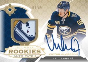 Base Ultimate Rookie Auto Patch Victor Olofsson MOCK UP