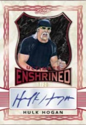 Enshrined Auto Hulk Hogan