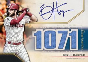 Hit Kings Autograph Relics Bryce Harper MOCK UP