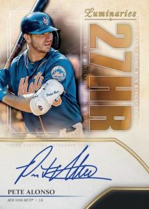 Home Run Kings Auto Pete Alonso MOCK UP