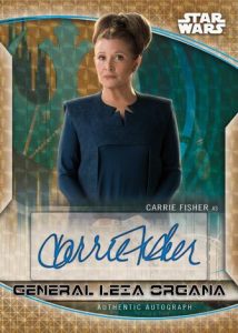 Resistance Auto Carrie Fisher as General Leia Organa